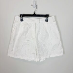 French Connection Rhodes Floral Lace Cotton Shorts Size XS